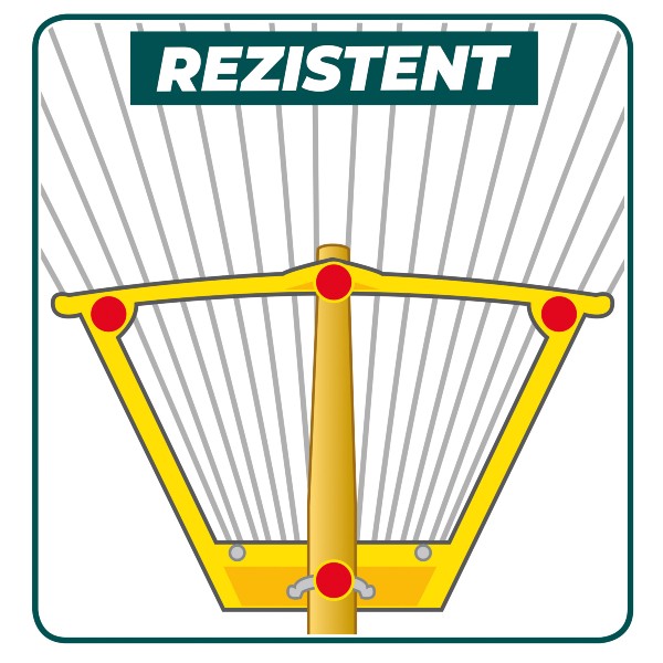 Greblă multifuncțională din sârmă rotundă 5